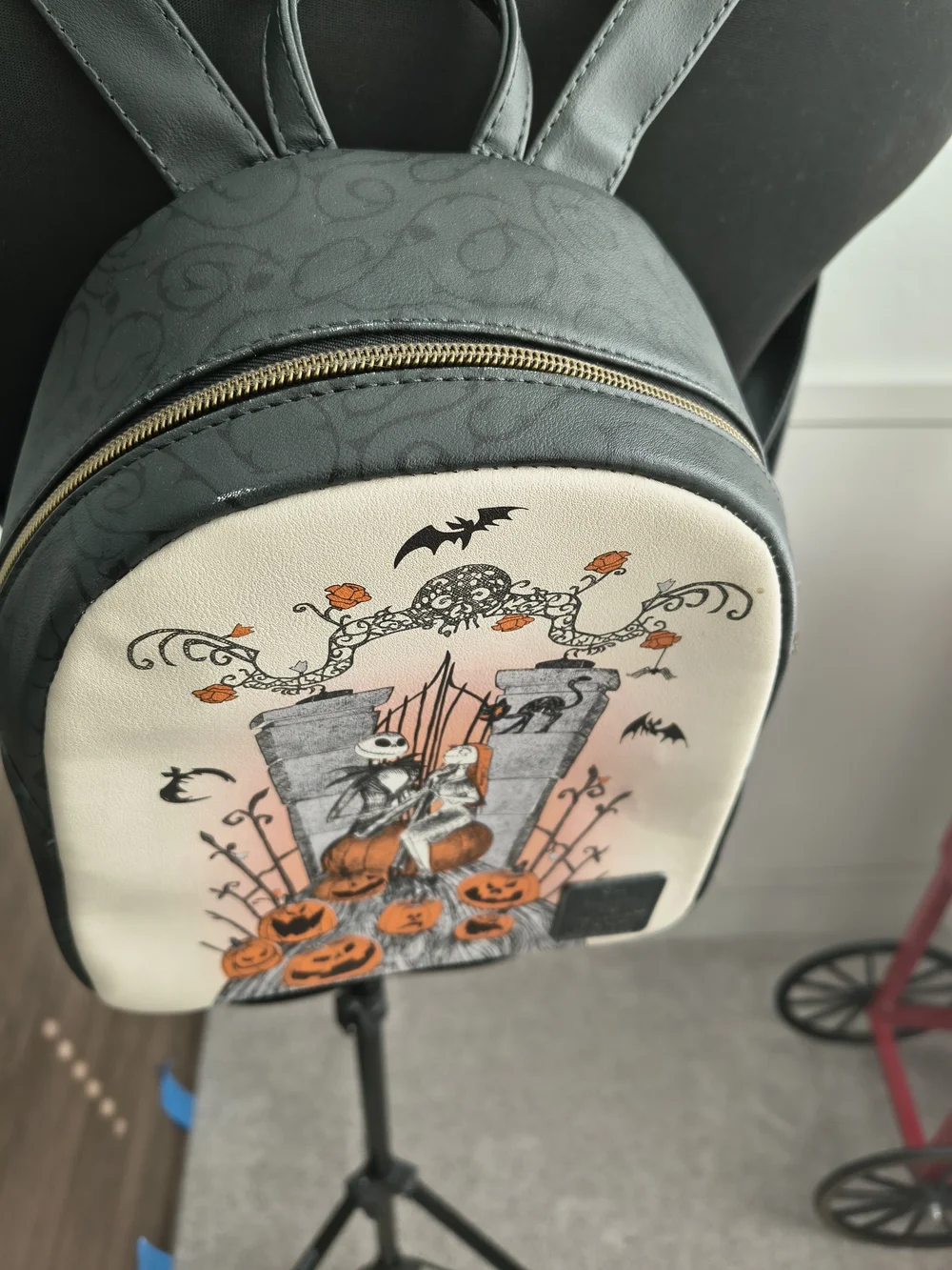Loungefly The Nightmare Before Christmas Jack & Sally Graveyard Backpack
